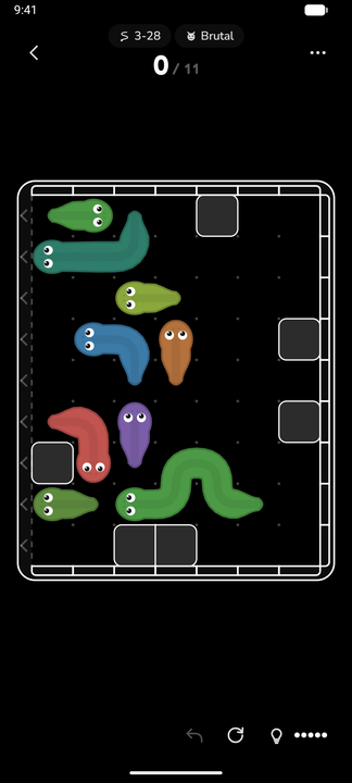 The same board drawn in the full-black AMOLED theme