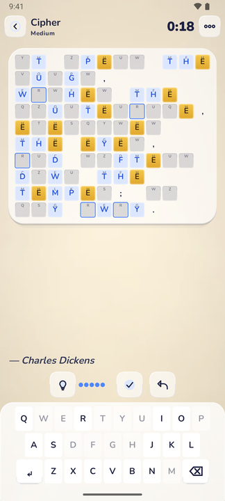A Cipher half decoded